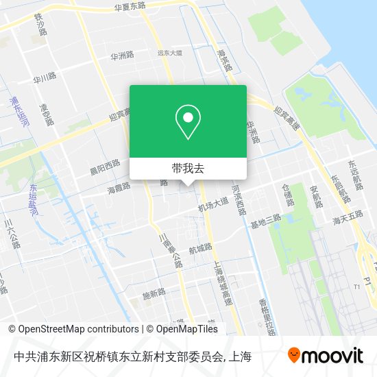中共浦东新区祝桥镇东立新村支部委员会地图