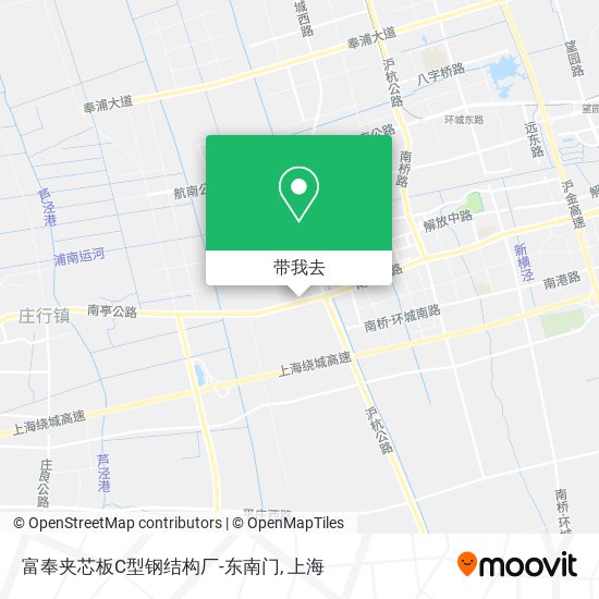 富奉夹芯板C型钢结构厂-东南门地图