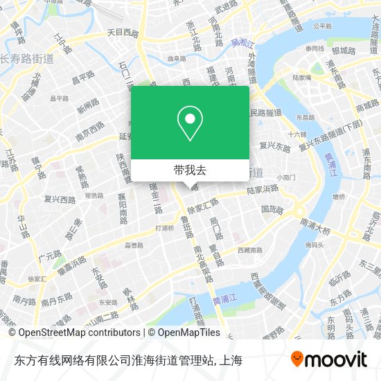 东方有线网络有限公司淮海街道管理站地图