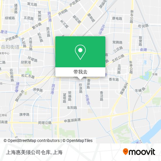 上海惠美须公司仓库地图
