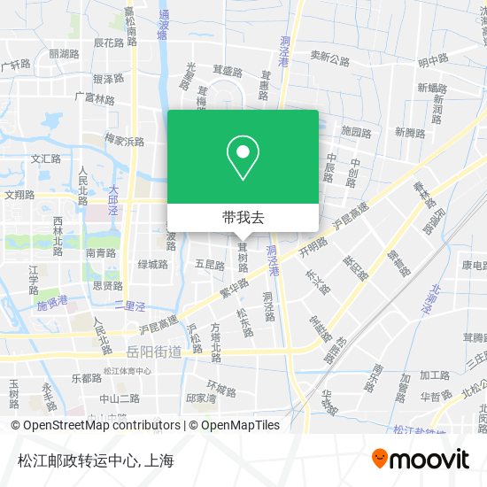 松江邮政转运中心地图