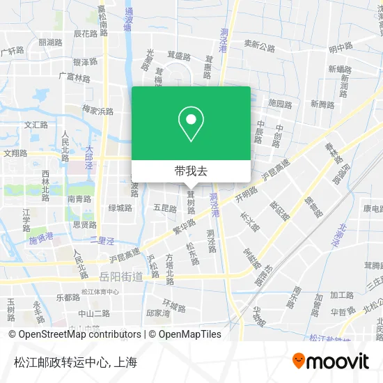 松江邮政转运中心地图