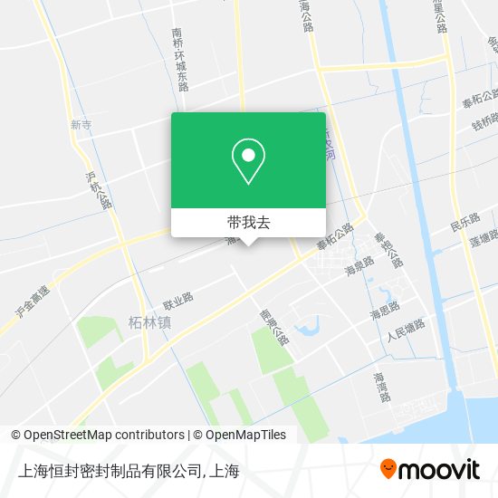 上海恒封密封制品有限公司地图