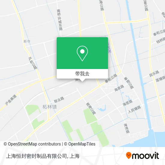 上海恒封密封制品有限公司地图