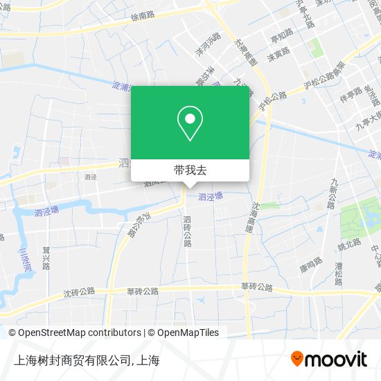 上海树封商贸有限公司地图