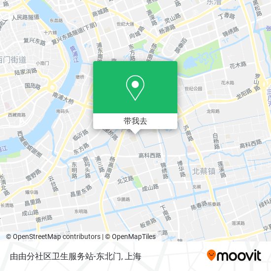 由由分社区卫生服务站-东北门地图