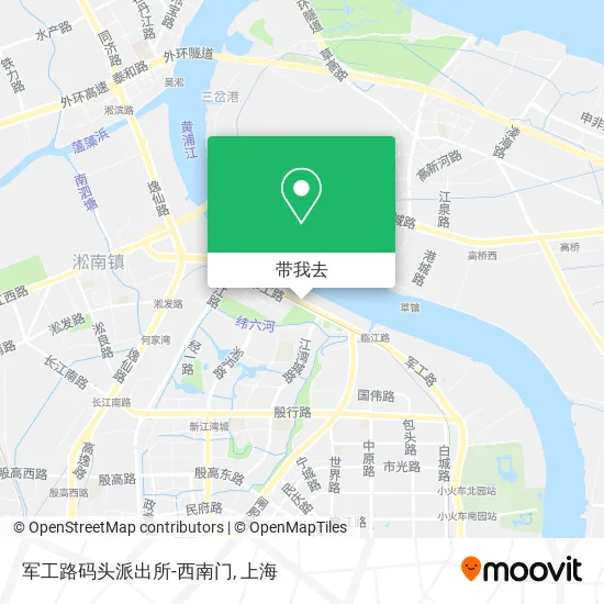 军工路码头派出所-西南门地图