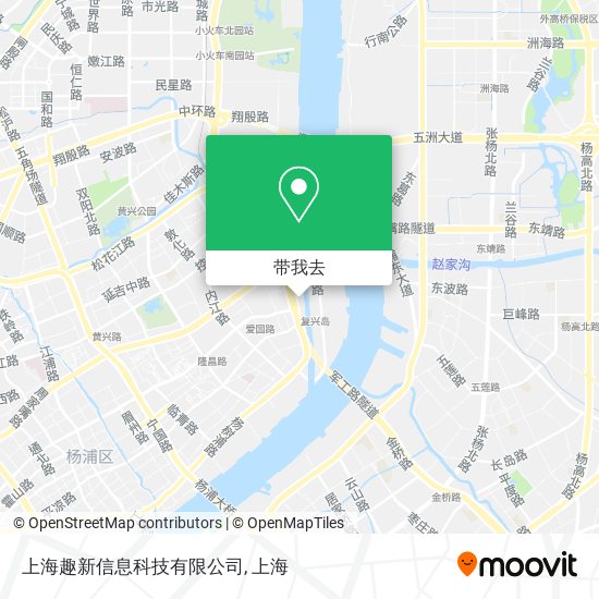 上海趣新信息科技有限公司地图