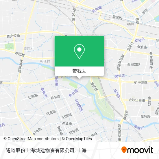 隧道股份上海城建物资有限公司地图