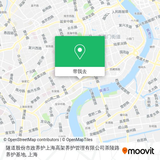隧道股份市政养护上海高架养护管理有限公司茶陵路养护基地地图