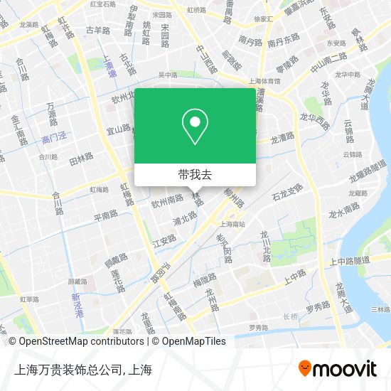 上海万贵装饰总公司地图