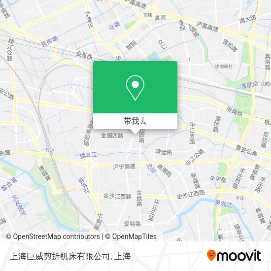 上海巨威剪折机床有限公司地图