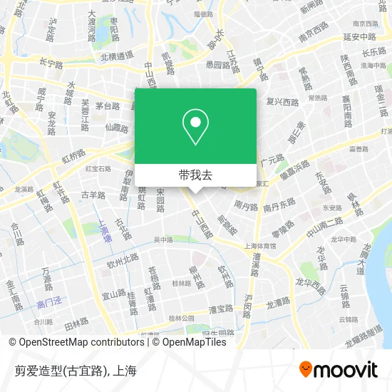 剪爱造型(古宜路)地图