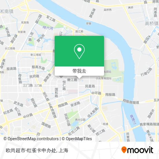 欧尚超市-红雀卡申办处地图