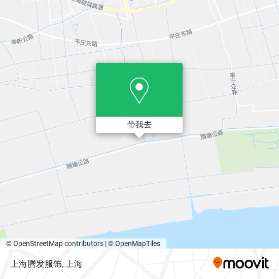 上海腾发服饰地图