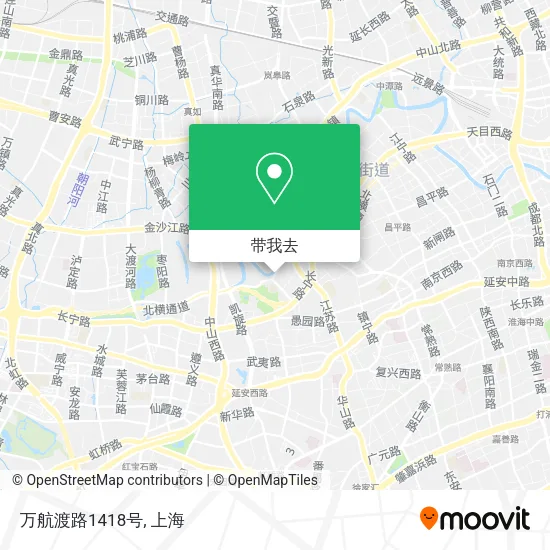 万航渡路1418号地图