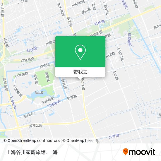 上海谷川家庭旅馆地图