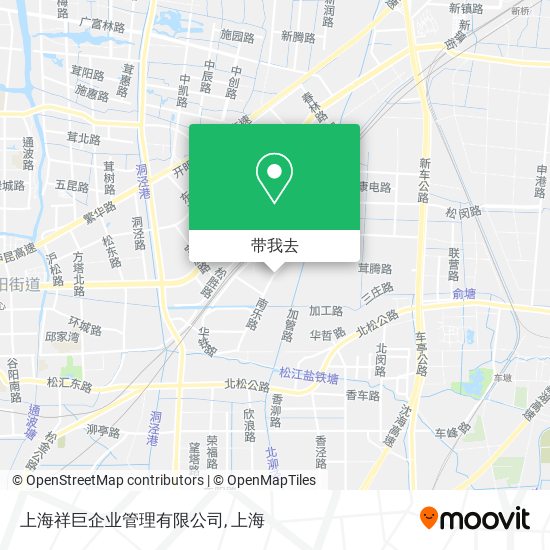 上海祥巨企业管理有限公司地图