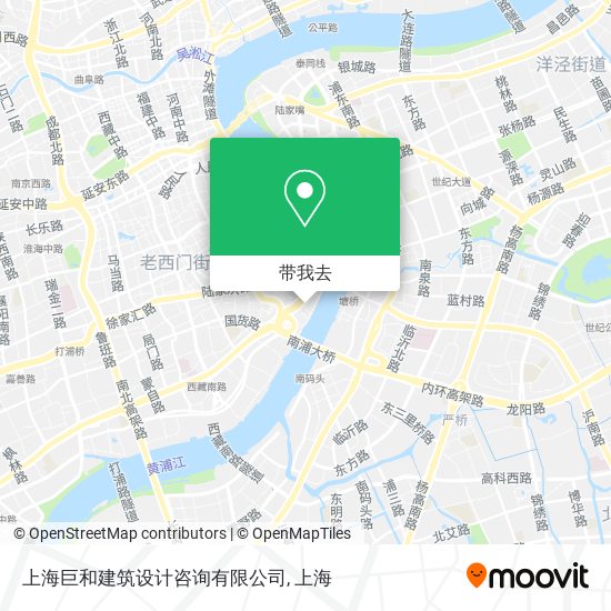 上海巨和建筑设计咨询有限公司地图