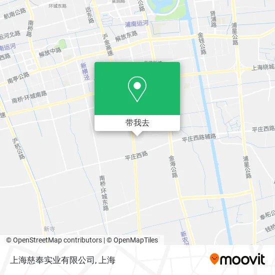 上海慈奉实业有限公司地图