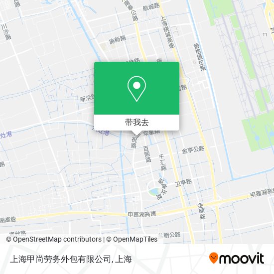 上海甲尚劳务外包有限公司地图
