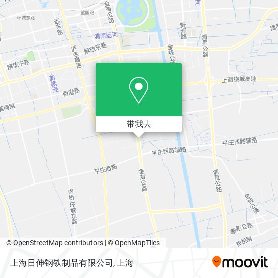 上海日伸钢铁制品有限公司地图