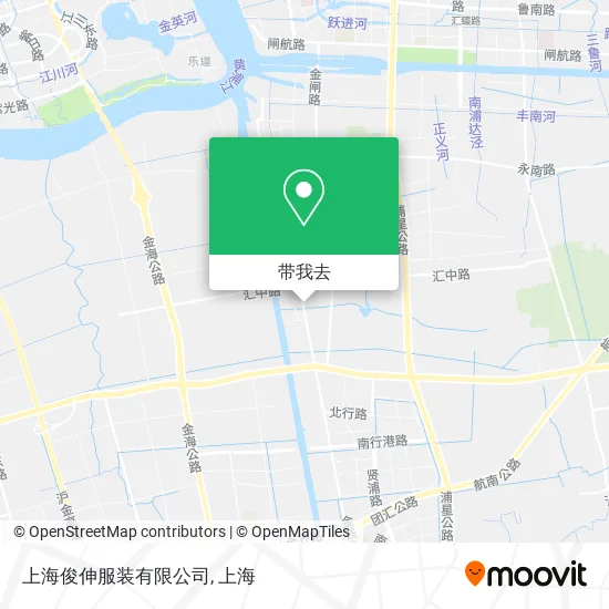 上海俊伸服装有限公司地图