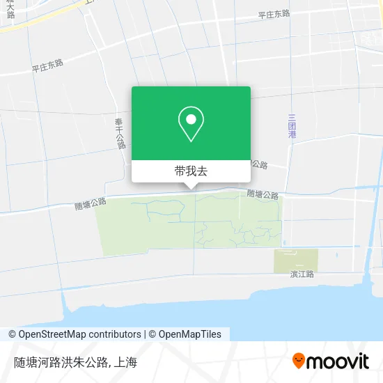 随塘河路洪朱公路地图