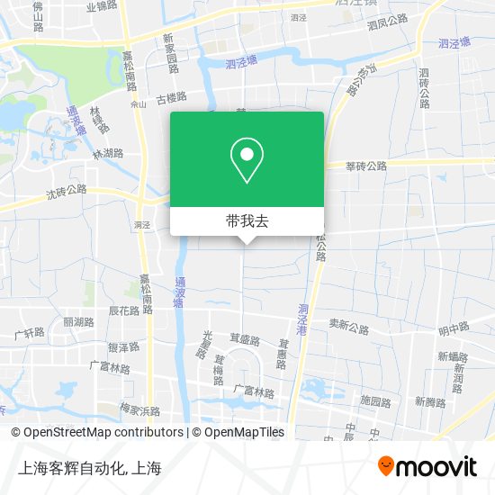 上海客辉自动化地图