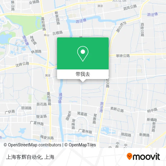 上海客辉自动化地图