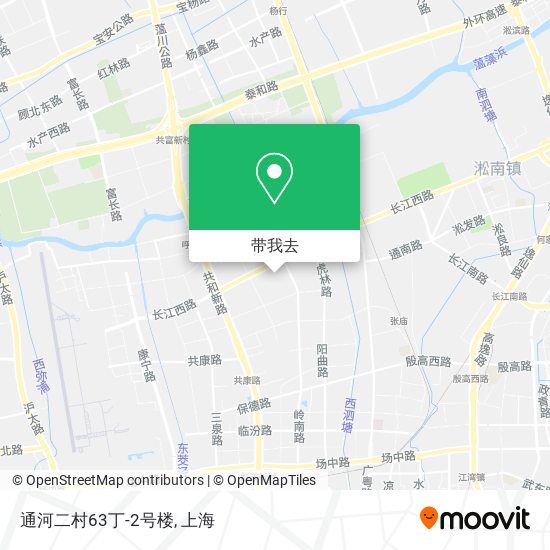 通河二村63丁-2号楼地图