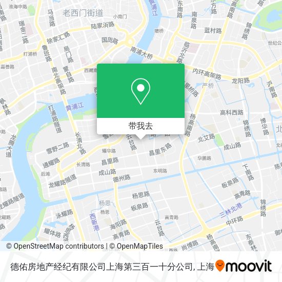 德佑房地产经纪有限公司上海第三百一十分公司地图