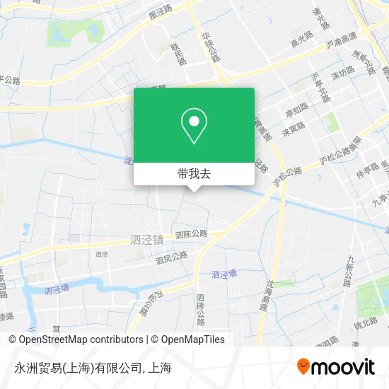 永洲贸易(上海)有限公司地图