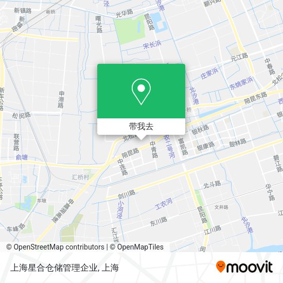 上海星合仓储管理企业地图