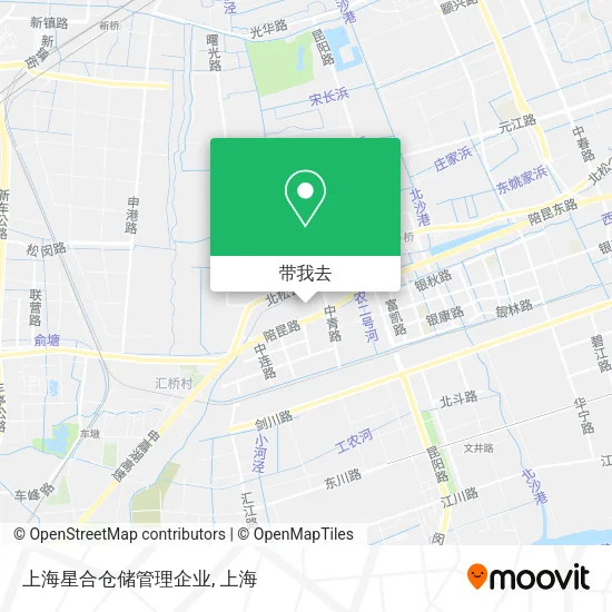 上海星合仓储管理企业地图
