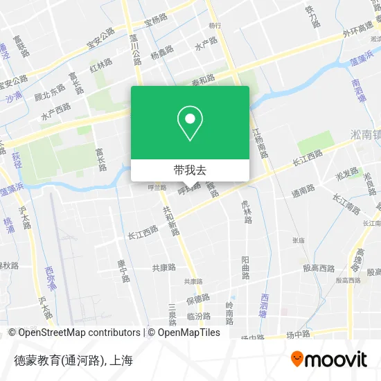 德蒙教育(通河路)地图
