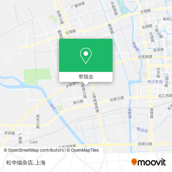 松华烟杂店地图