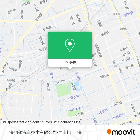 上海独领汽车技术有限公司-西南门地图