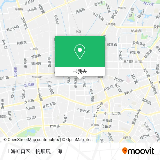 上海虹口区一帆烟店地图