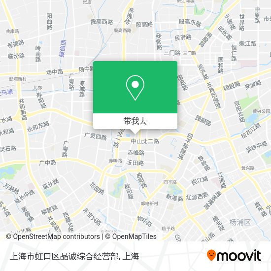 上海市虹口区晶诚综合经营部地图