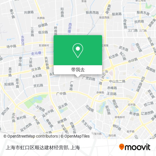 上海市虹口区顺达建材经营部地图