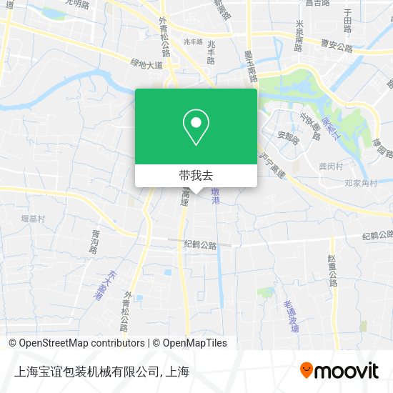 上海宝谊包装机械有限公司地图