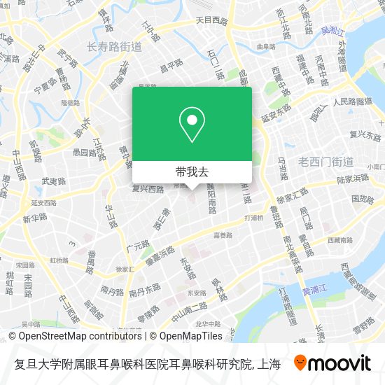 复旦大学附属眼耳鼻喉科医院耳鼻喉科研究院地图