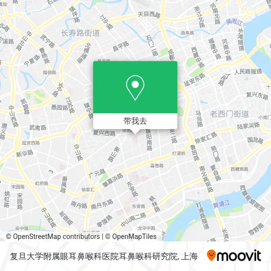 复旦大学附属眼耳鼻喉科医院耳鼻喉科研究院地图