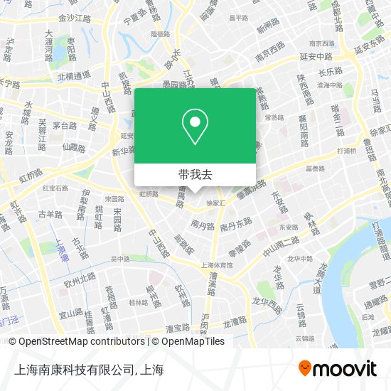 上海南康科技有限公司地图