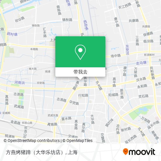 方燕烤猪蹄（大华乐坊店）地图