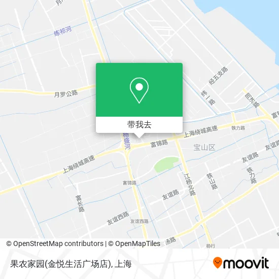 果农家园(金悦生活广场店)地图