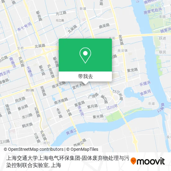 上海交通大学上海电气环保集团-固体废弃物处理与污染控制联合实验室地图