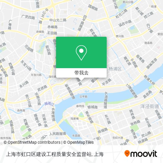 上海市虹口区建设工程质量安全监督站地图