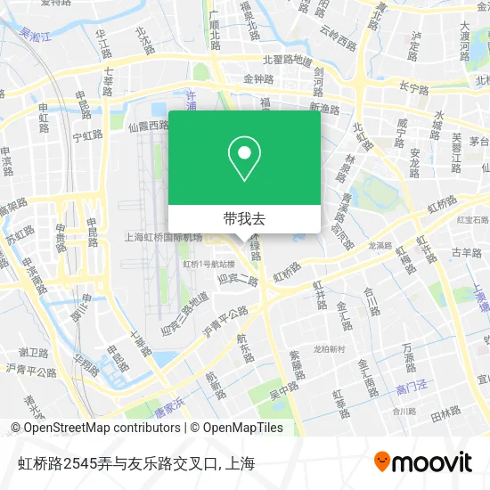 虹桥路2545弄与友乐路交叉口地图
